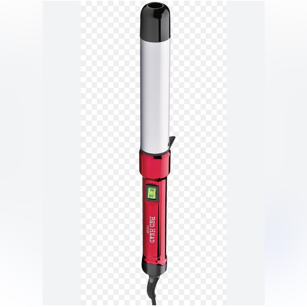 BED HEAD Red and Silver Curling Iron NWOT